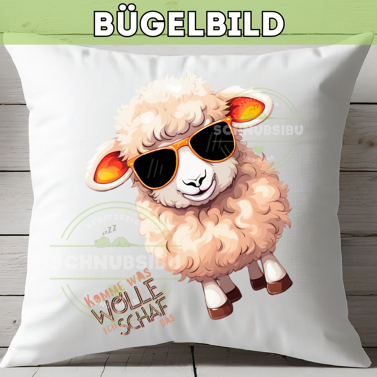 Bügelbild Ich schaf das